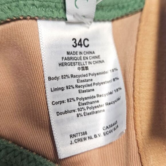 J. Crew Aerie Mixed Bikini Set Balconette Top Cheeky Women’s Size 34C Medium - Picture 6 of 12